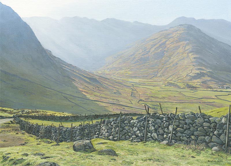 Hazy Oxendale, Crinkle Crags and the Band - Oil