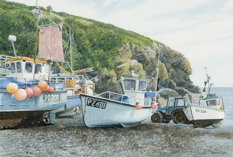 After the morning's Fishing, Cadgwith