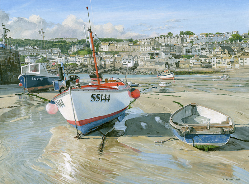 Resting in the harbour - St Ives